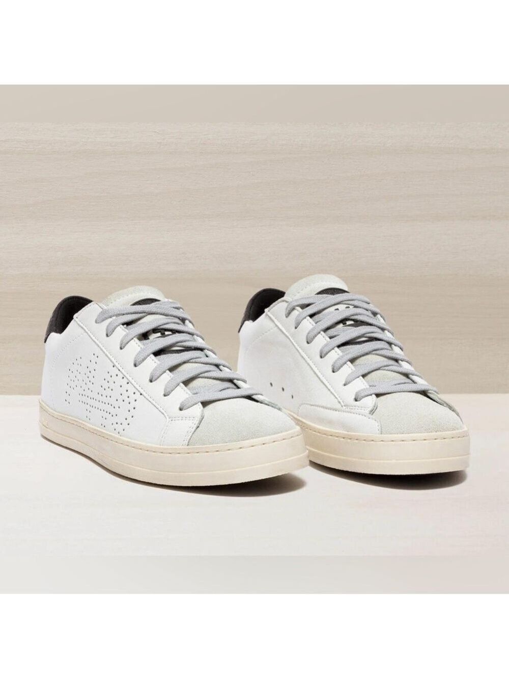P448 Womens F23John-W Lace Up Low Top Leather Sneakers - NWT